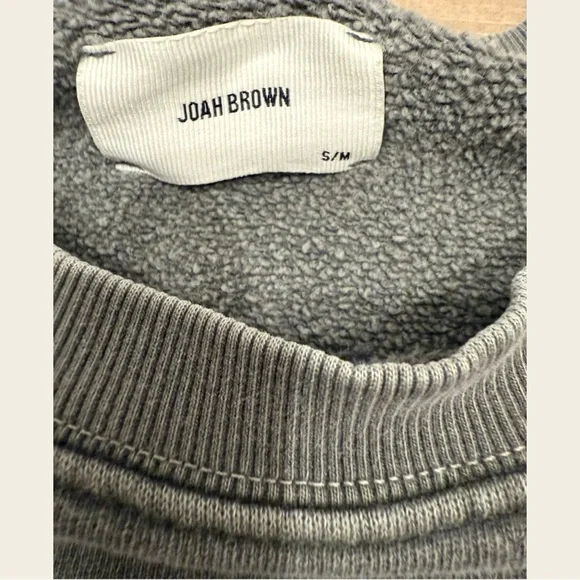 Joah Brown Cut Off Sweatshirt! Cross listed on Mercari and Curtsy!